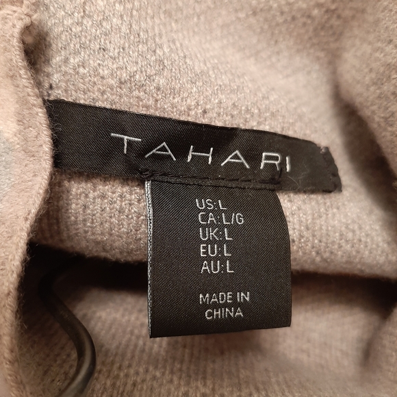 Elie Tahari womens sweater mock neck camo Size large NWOT - Picture 3 of 5